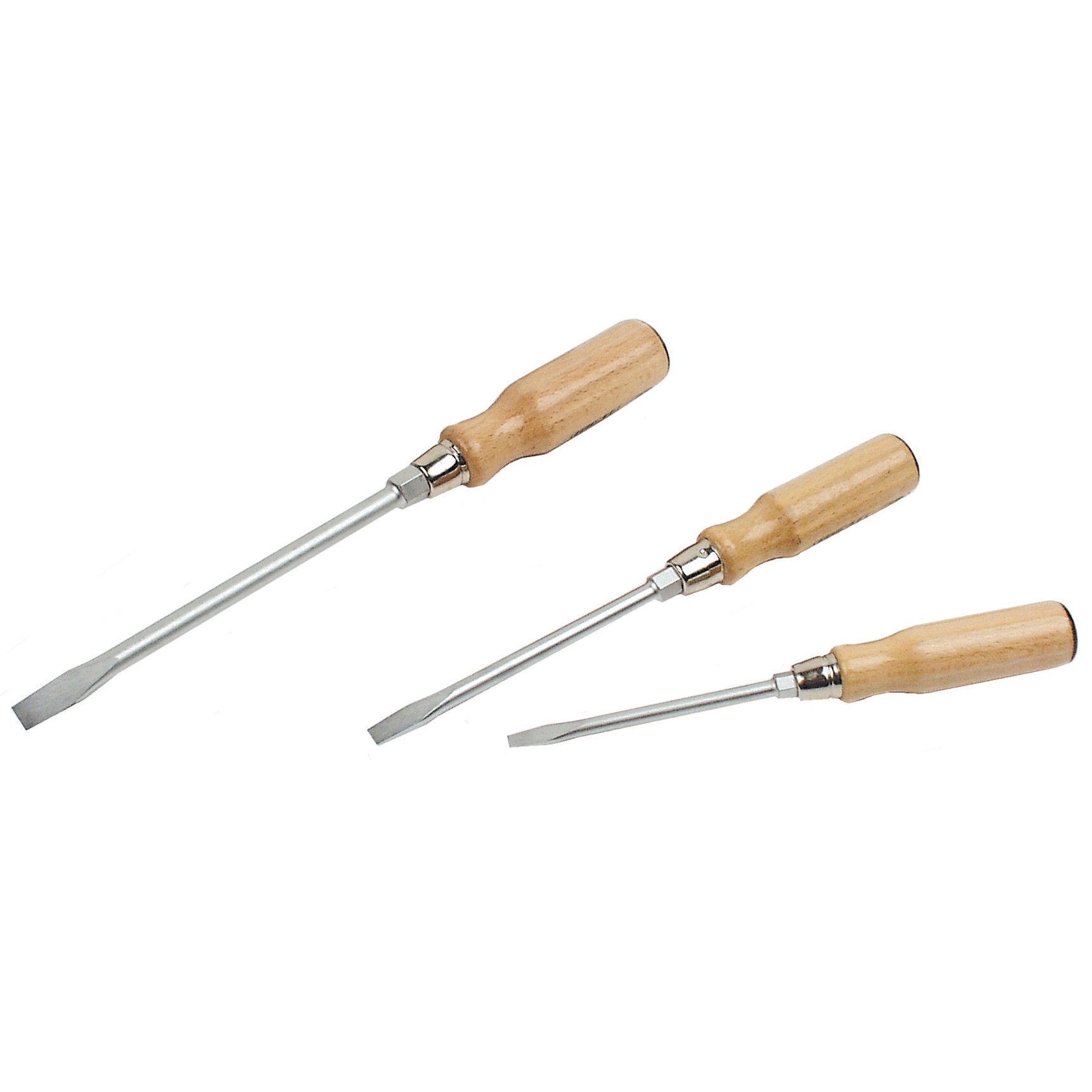 Brüder Mannesmann Schroevendraaier houten heft 10,0x175 mm (Hobby) - 1119-G-175
