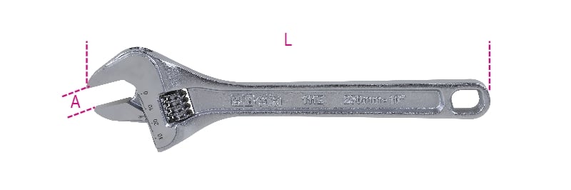 Beta 111E 250-Verstelbare Moersleutel - 001110125