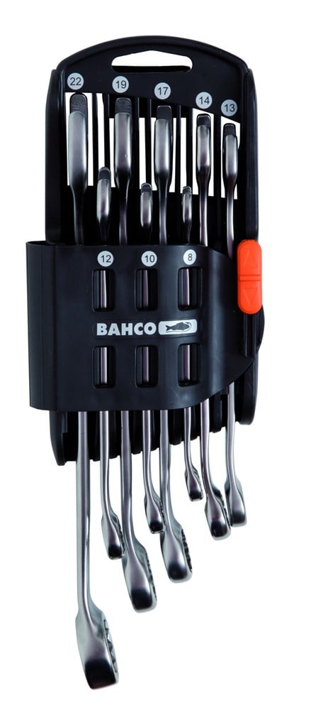 Bahco Ringsteeksleutelset met houder 8 delig | 111M/SH8