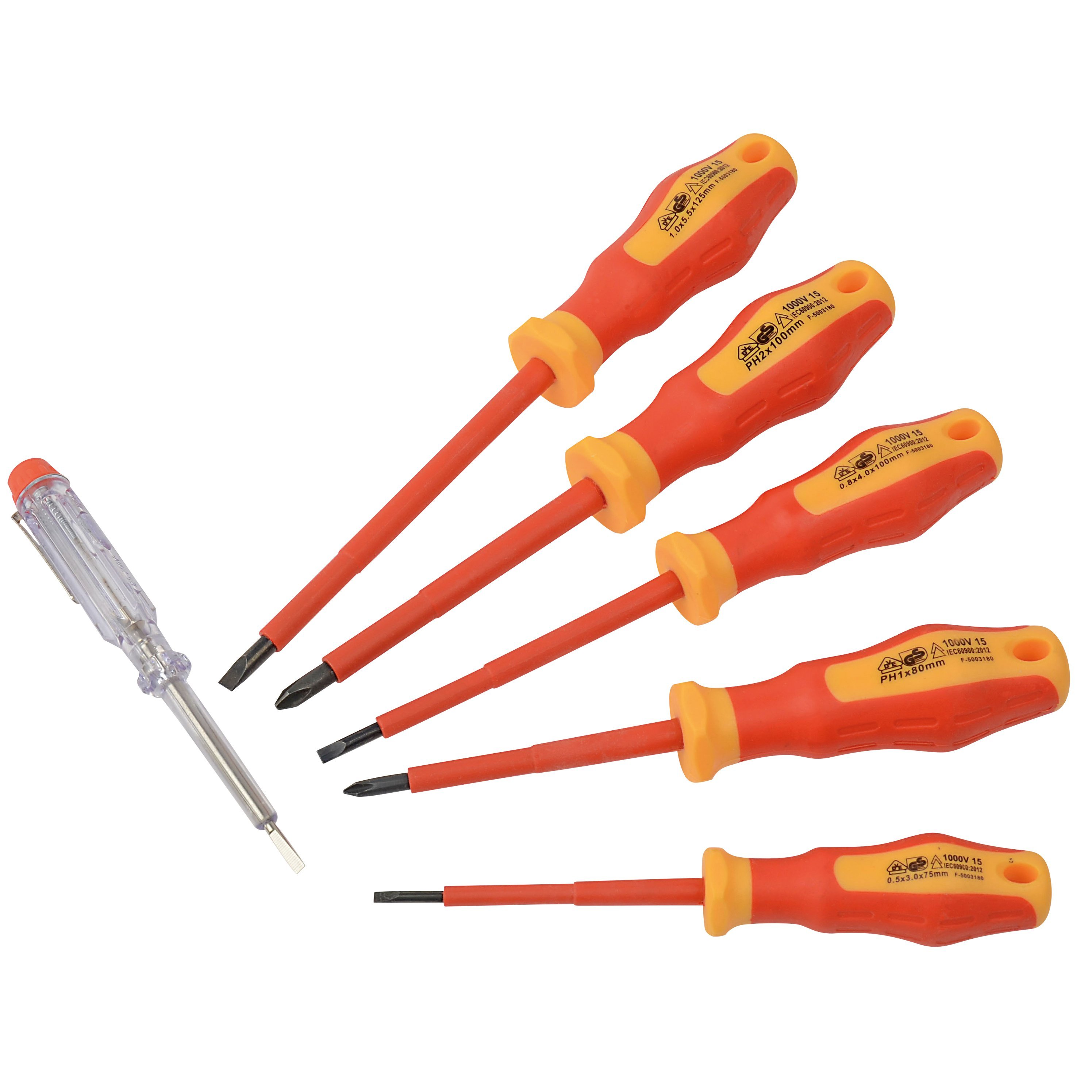 Brüder Mannesmann VDE Schroevendraaierset 6 dlg (Hobby) - 11226
