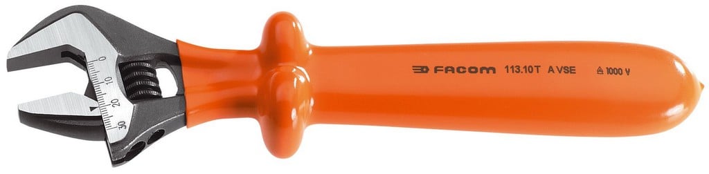 Facom verstelbare moersleutel, geisoleerd27 mm - 113.8TAVSE