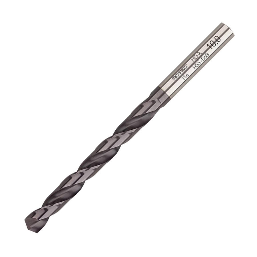 Rotec HSS-E spiraalboor, DIN338, type HD-X, TiAlN, ø10,2 - 114.1020C