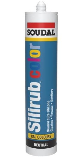 Soudal Silirub Color | Siliconenkit | Mosgroen Ral 6005 | 300 ml - 114104