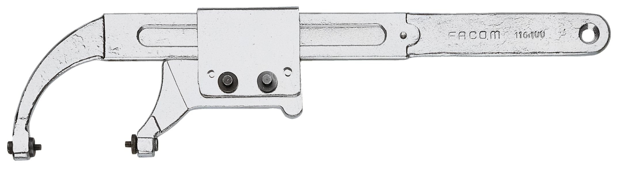 Facom 116 haaksleutels met schuifbekken 0-100mm - 116.100