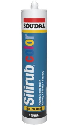 Soudal Silirub Color kit - Siliconekit - montagekit - RAL 8019 Grijsbruin