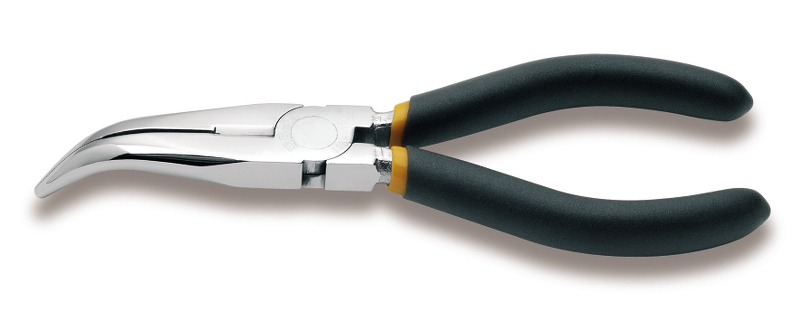 Beta Telefoontang, lange halfronde gebogen bekken, verchroomd, dubbele PVC handgreep 1168 160 - 011680006
