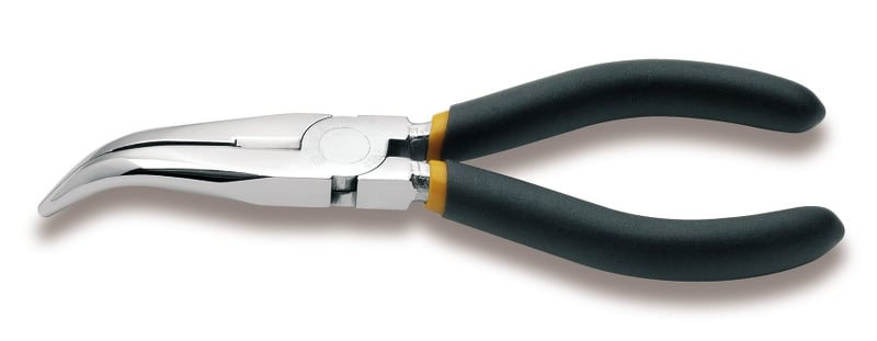 Beta Telefoontang, lange halfronde gebogen bekken, verchroomd, dubbele PVC handgreep 1168 200 - 011680010