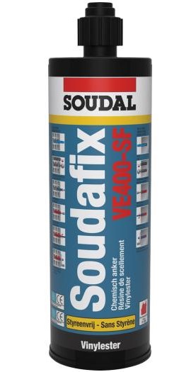 Soudal - Soudafix (Vinylester)VE400-SF | Chemisch anker | 280 ml - 117475