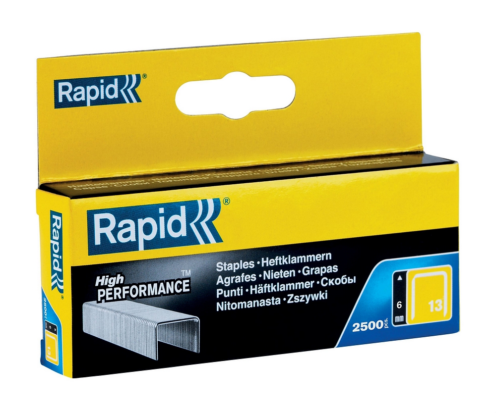 Rapid Nr. 13 fijndraadnieten 6 mm, 2.500 stuks - 11830725 - 11830725