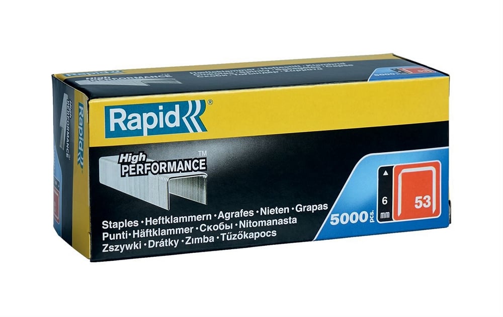 Rapid Nr. 53 dundraadnieten 6 mm, 5.000 stuks - 11856250 - 11856250