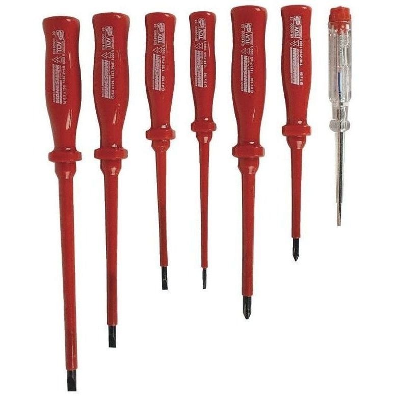 Brüder Mannesmann Schroevendraaierset elektro 7dlg (Hobby) - 1187-PROFI