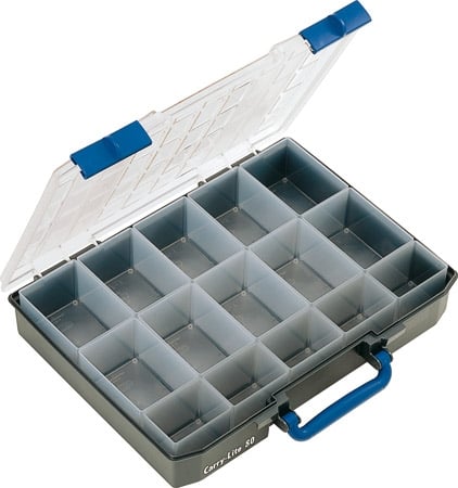 Raaco Assortimentsdoos CarryLite 80 5x10 15 bakjes - 136310 - 136310