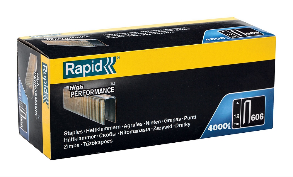 Rapid Nr. 606 smalrugnieten 18 mm, 4.000 stuks - 11897602 - 11897602