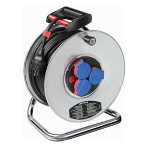 Brennenstuhl Kabelhaspel 25 mtr | IP44 | 3G1.5 | Rubber | Kort buitengebruik | 1198520 - 1198520