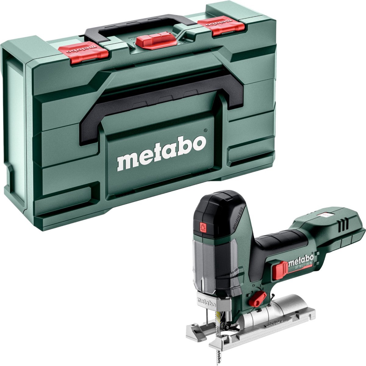 Metabo ST 18 LT 130 BL Accu decoupeerzaag | zonder accu&apos;s en lader in X 145 L 601054840