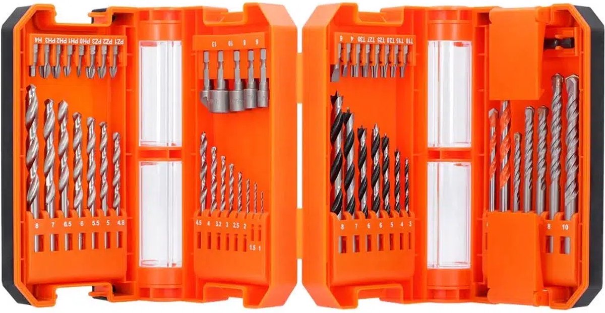 WellCut Boor- en Schroefbitset 51-delig - WC-DB51U