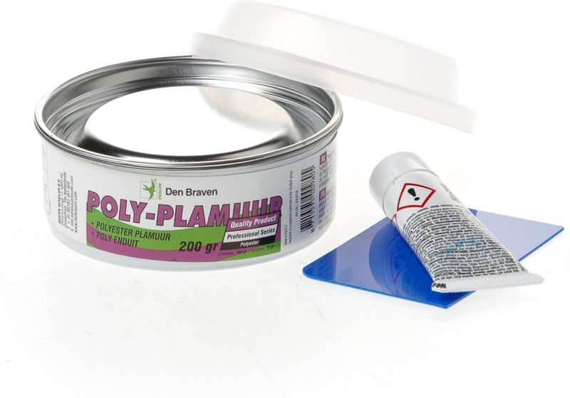 Den Braven Zwaluw Polyplamuur | 2-componenten plamuur | 200 Gram - 200578 - 200578
