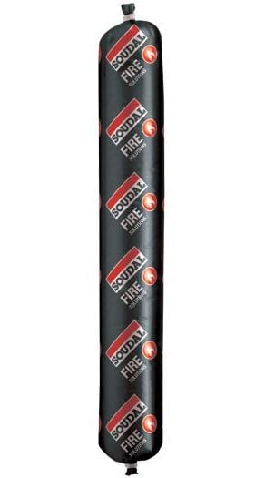 Soudal - Fire Silicone B1 FR | Brandwerende siliconenkit | Wit | 600 ml - 122156