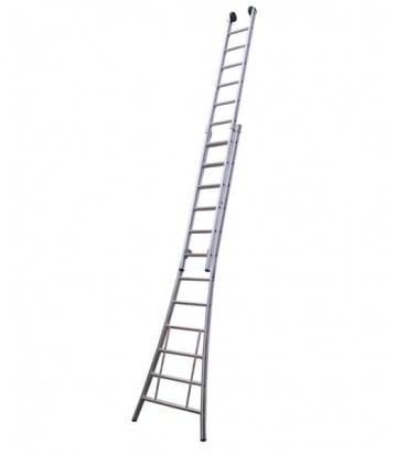 Little Jumbo Opsteekladder PRO 2x16 met toprollen 4 25 7 50m 1250300216