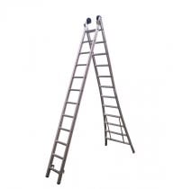 Little jumbo Reformladder SuperPRO geanodiseerd uitgebogen bomen - 2x12 1250400212