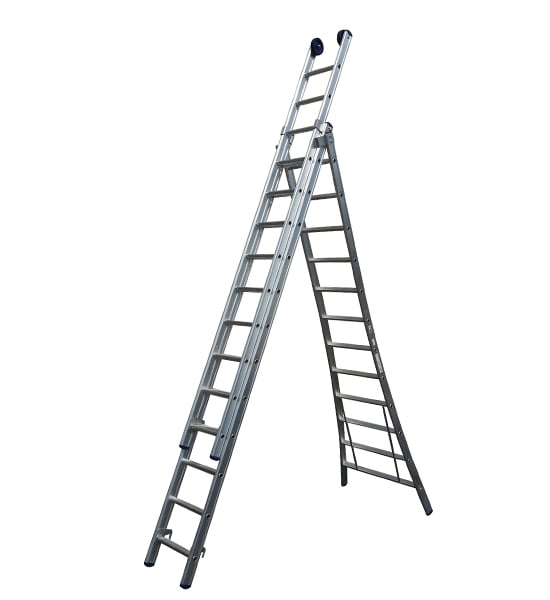 Little Jumbo Opsteekladder SuperPRO geanodiseerd uitgebogen bomen 1250600314