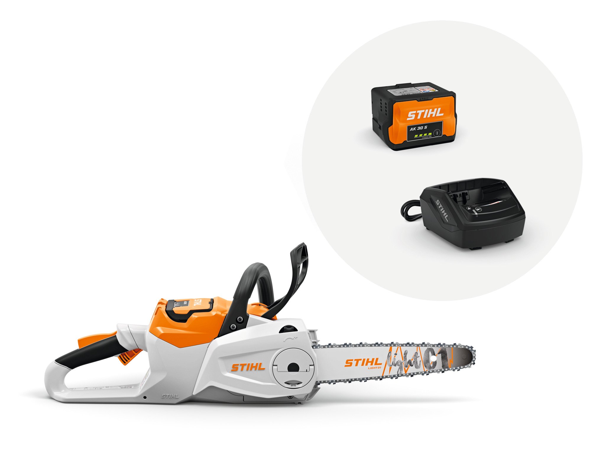 Stihl MSA 80 Accu Kettingzaag C-B | 35cm | SET (AK30S+AL101) - MA040115832