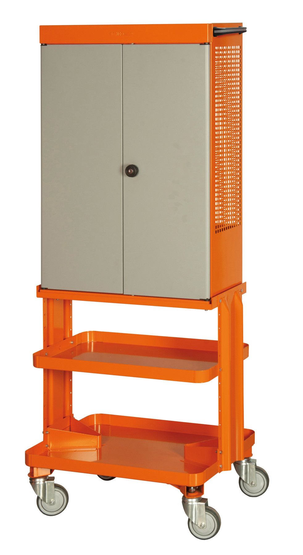 Bahco Gereedschapskast op wielen met 2 deuren | blauw | 1605 mm x 450 mm x 625 mm 1495CD60WBL