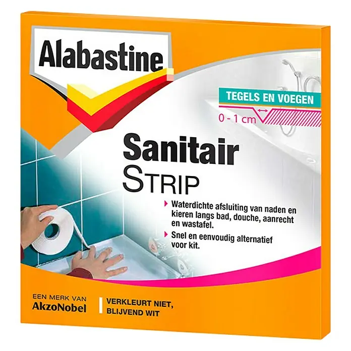 Alabastine Sanitairstrip Wit 5Mt - 5111560