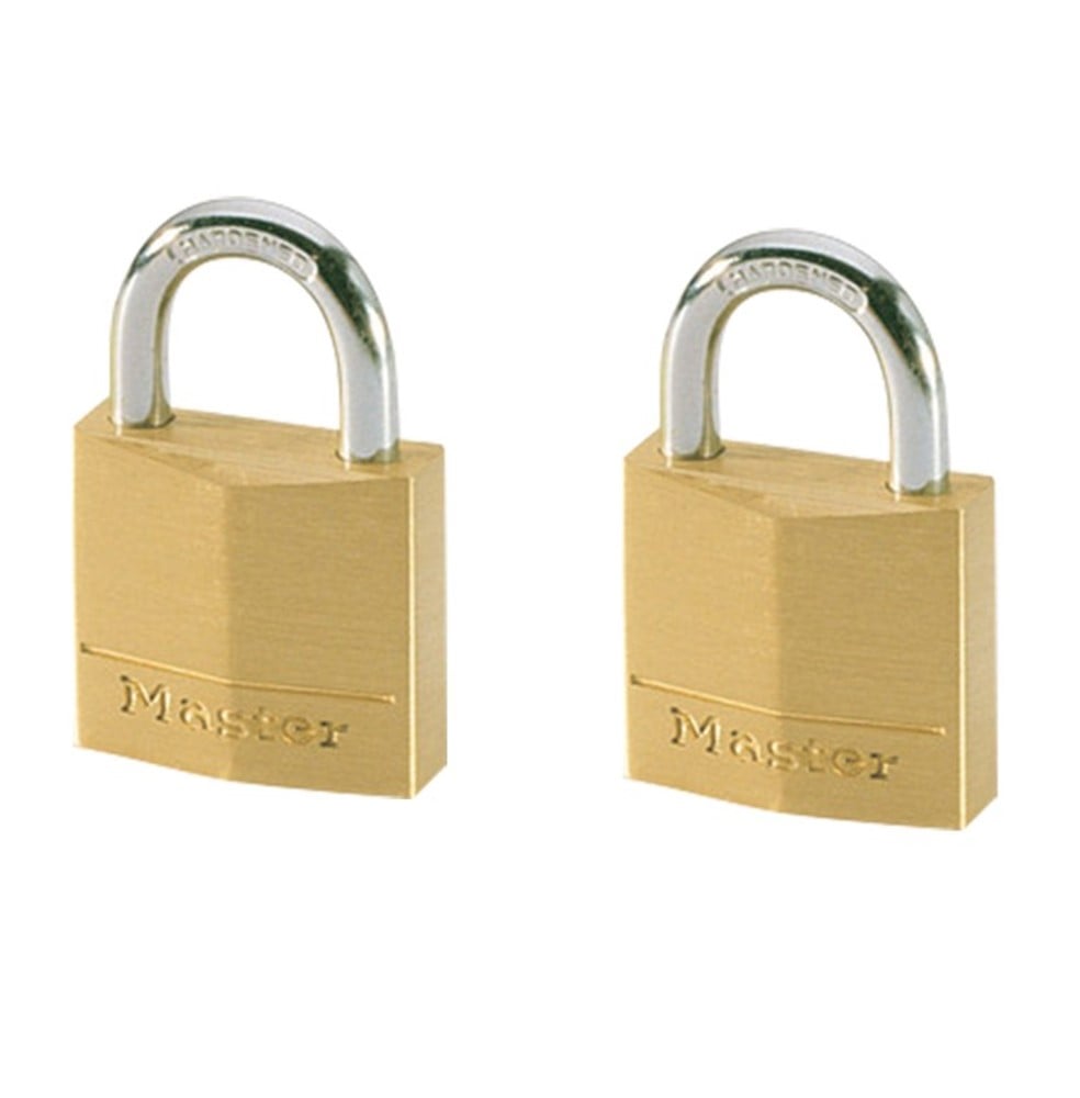Masterlock 2 x 30mm padlocks ref. 130EURD - keyed alike padlocks - 130EURT