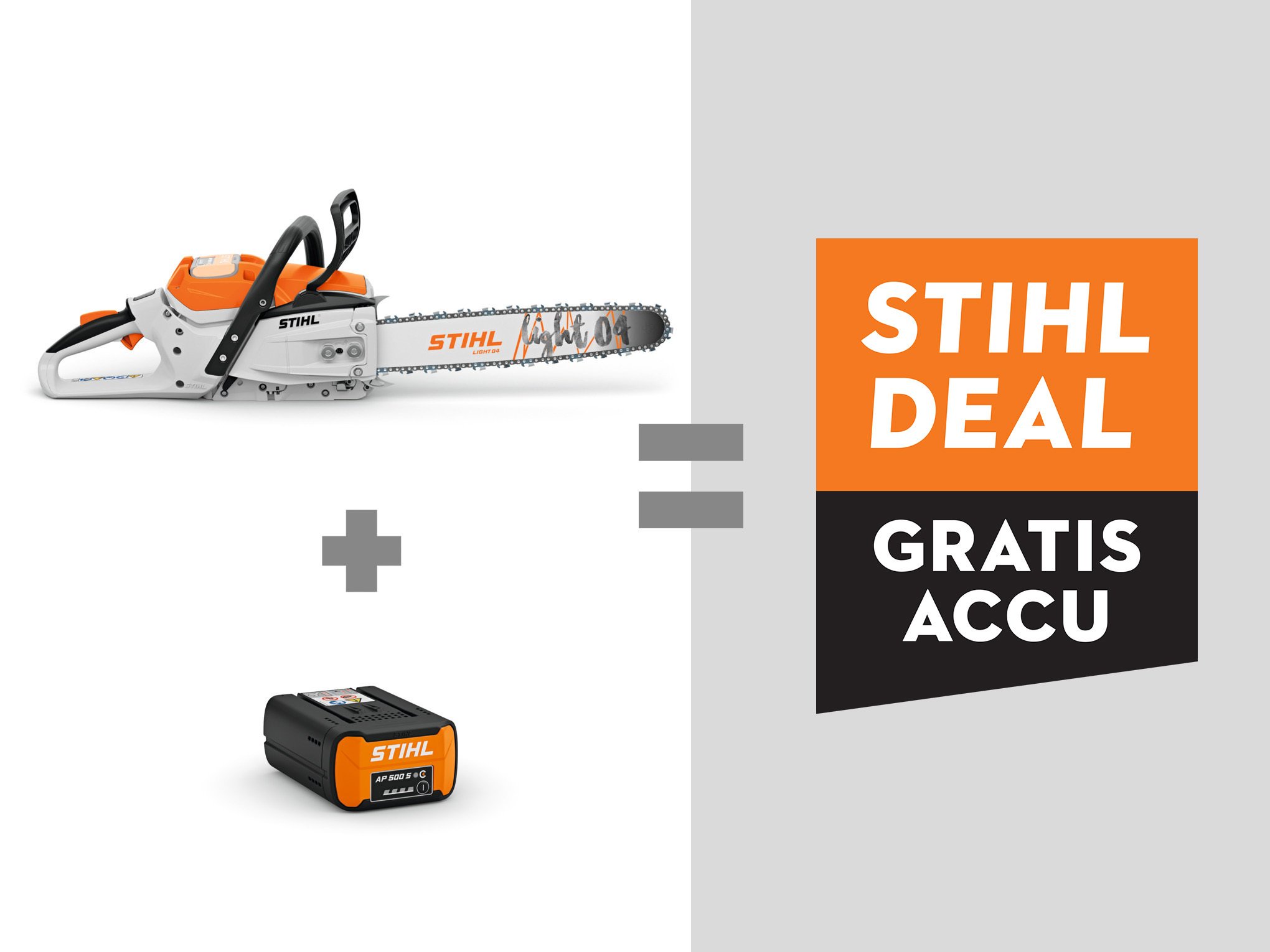 Stihl MSA 300 Accu Kettingzaag | 35CM | 23RS +2 AP500S - MA022000120