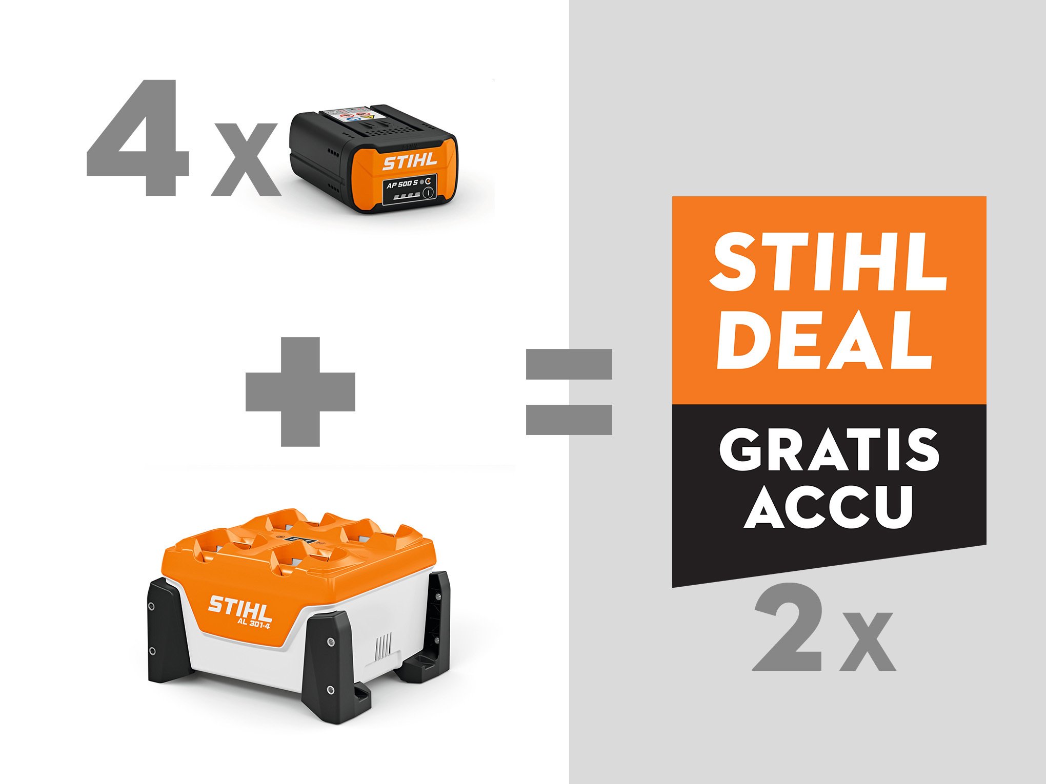 Stihl Power Deal 6 AP 500 S + AL 301-4 - EA012000012