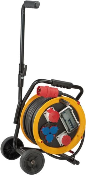Brennenstuhl Brobusta CEE 2 FI IP44 kabelhaspel | voor bedrijfsmatig gebruik | met wagen 30 meter - 1319200010