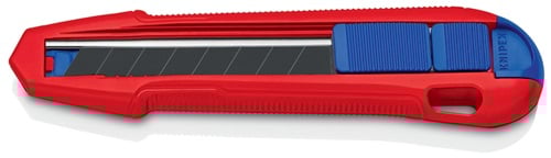 Knipex Afbreekmes | lemmetbreedte 18 mm lengte 165 mm | magnesium | 1 stuk - 90 10 165 BK - 90 10 165 BK