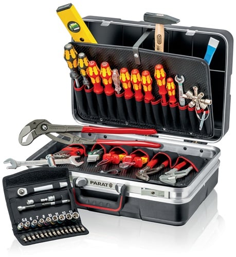 Knipex Gereedschapsassortiment | 52-delig | in hardschalenkoffer | voor sanitairinstallateurs | 1 stuk - 00 21 21 HK S