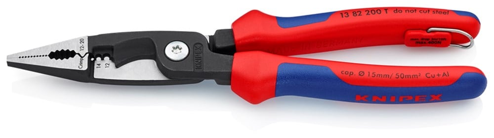 Knipex Elektro-Installatietang gepol./comfort - 13 82 200 T - 1382200T