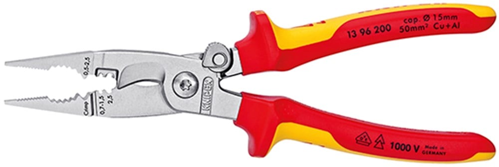 Knipex Elektro-Installatietang VDE - 13 96 200 SB 1396200SB