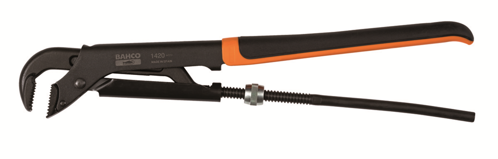Bahco pijptang ERGO 90°, Zweeds model, 1.1/2", 65 mm - 1420