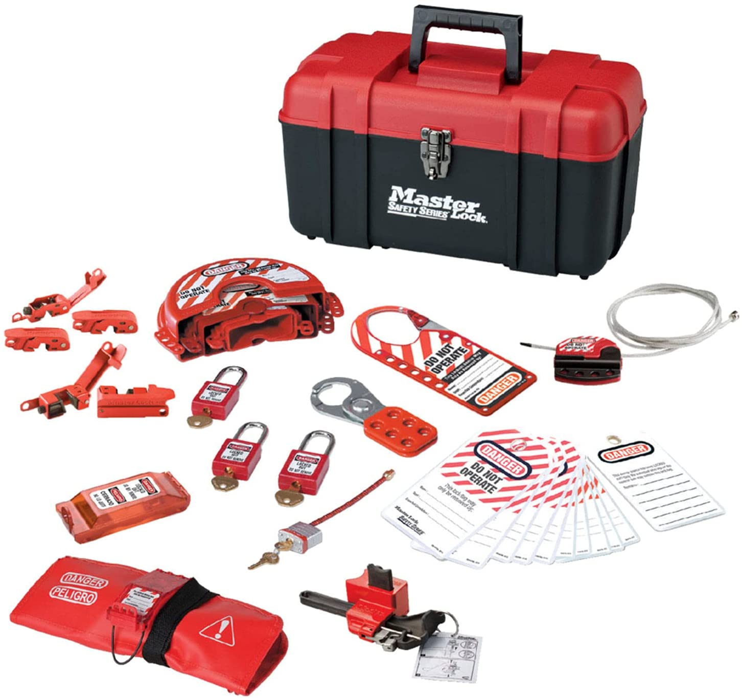 Masterlock Valve and electrical lock out kit - 1457VE410KA 1457VE410KA afbeelding 1