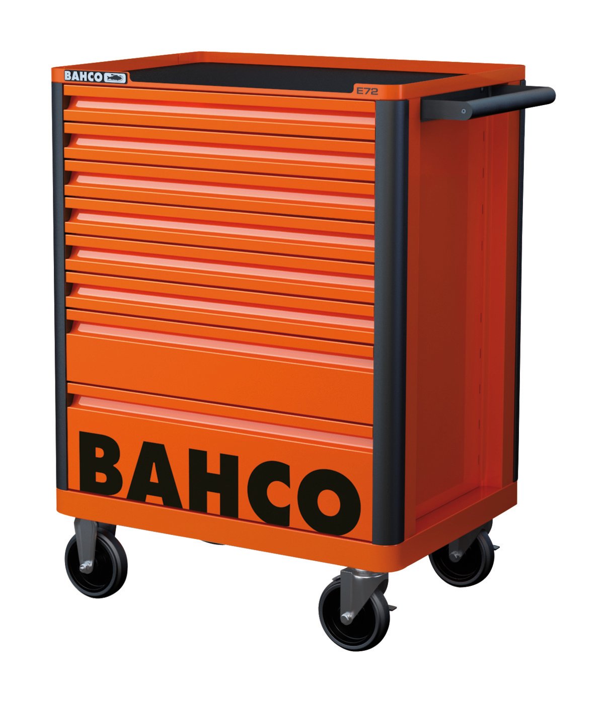 Bahco Gereedschapswagen E72 26" met 8 lades zwart | 693 mm x 510 mm x 955 mm 1472K8BLACK