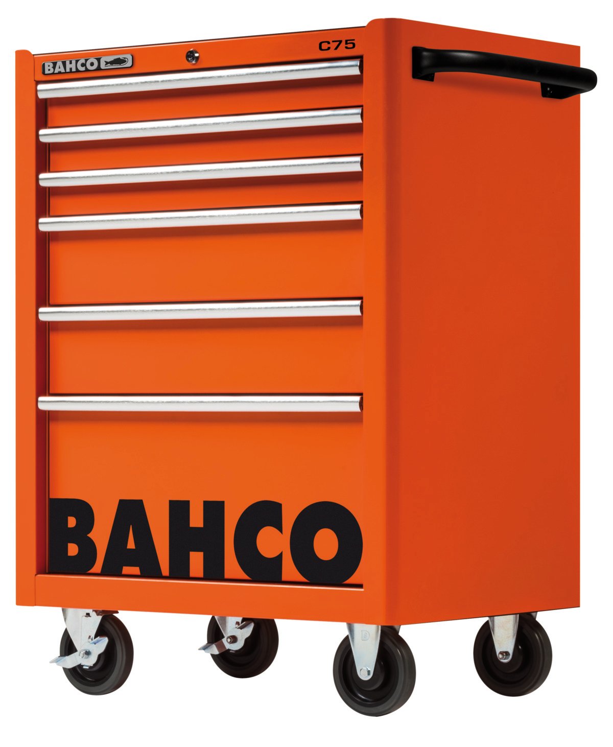 Bahco Gereedschapswagen &apos;classic&apos; C75 26" met 6 lades | zwart | 986 mm x 501 mm x 763 mm 1475K6BLACK