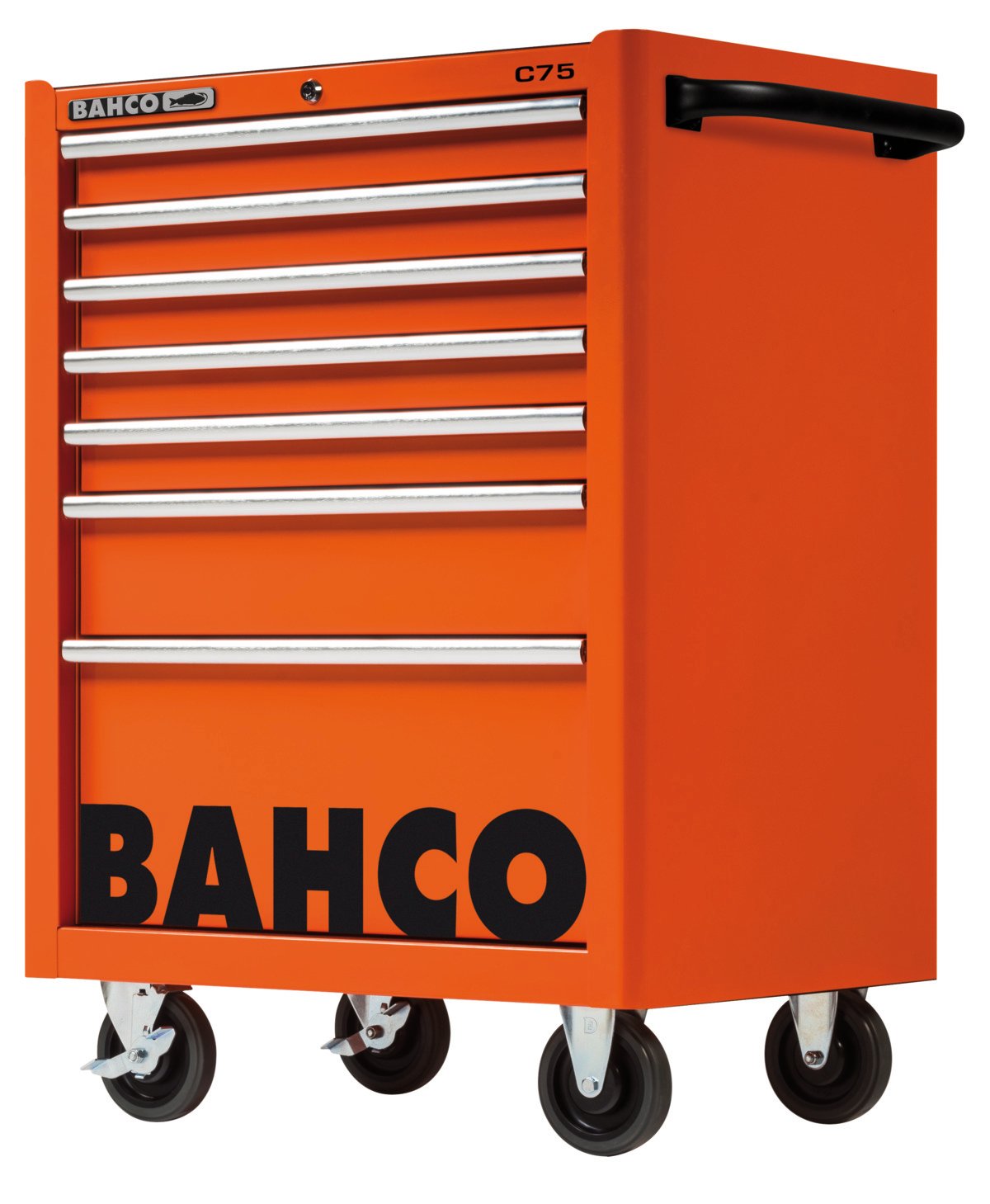 Bahco Gereedschapswagen &apos;classic&apos; C75 26" met 7 lades | zwart | 986 mm x 501 mm x 763 mm 1475K7BLACK