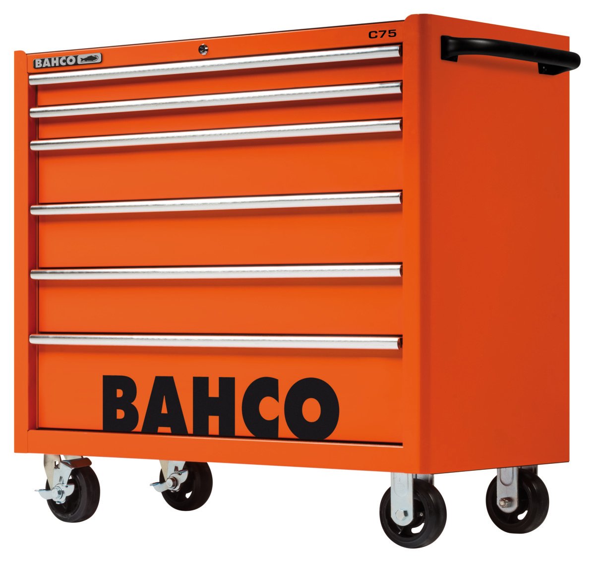 Bahco Gereedschapswagen &apos;classic&apos; C75 40" met 6 lades en opbergkast rood | 986 mm x 501 mm x 1100 mm 1475KXL6RED