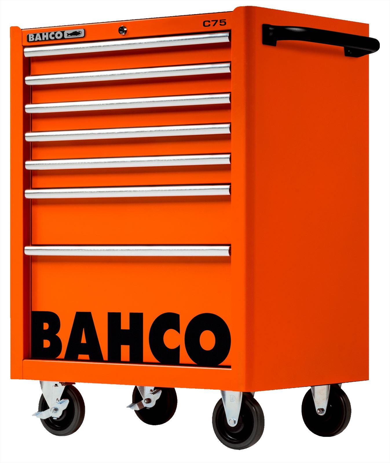 Bahco 1475K7 | C75 Klassieke Gereedschapswagen | Oranje | 1475K7 - 7 Lades