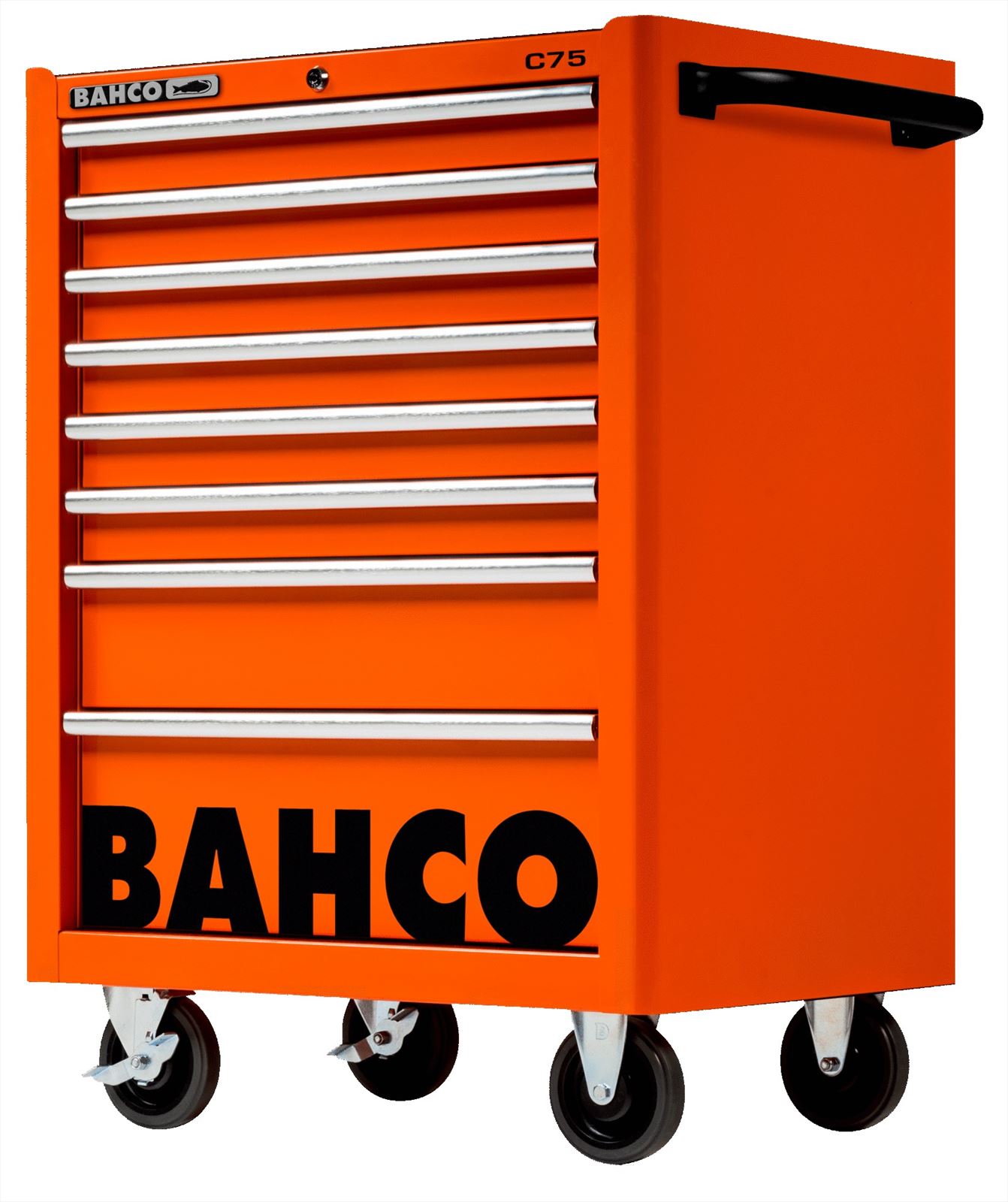 Bahco 1475K8 | C75 Klassieke Gereedschapswagen | Oranje | 8 Lades - 1475K8