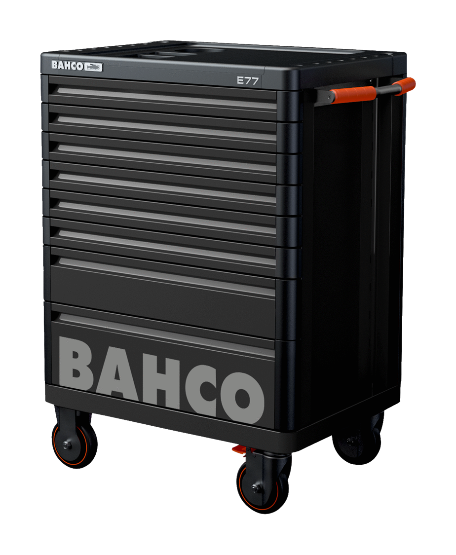 Bahco Gereedschapswagen &apos;Premium&apos; E77 26" met 8 lades zwart | 693 mm x 510 mm x 965 mm 1477K8BLACK