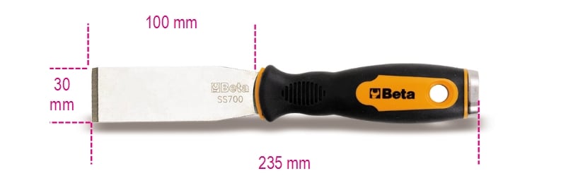 Beta Recht schraapmes 1479RB/1 - 014790315