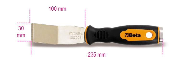 Beta Gebogen schraapmes 1479RB/2 - 014790320