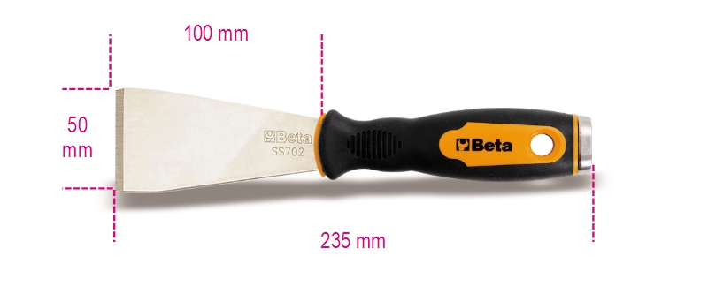 Beta Gebogen schraapmes 1479RB/3 - 014790310