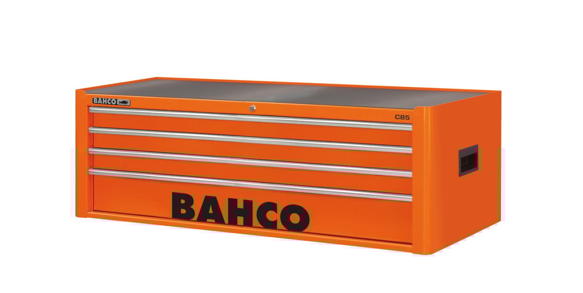 Bahco Opzetkast &apos;classic&apos; C85 40" met 4 lades | zwart | 419 mm x 501 mm x 1016 mm 1485KXL4BLACK