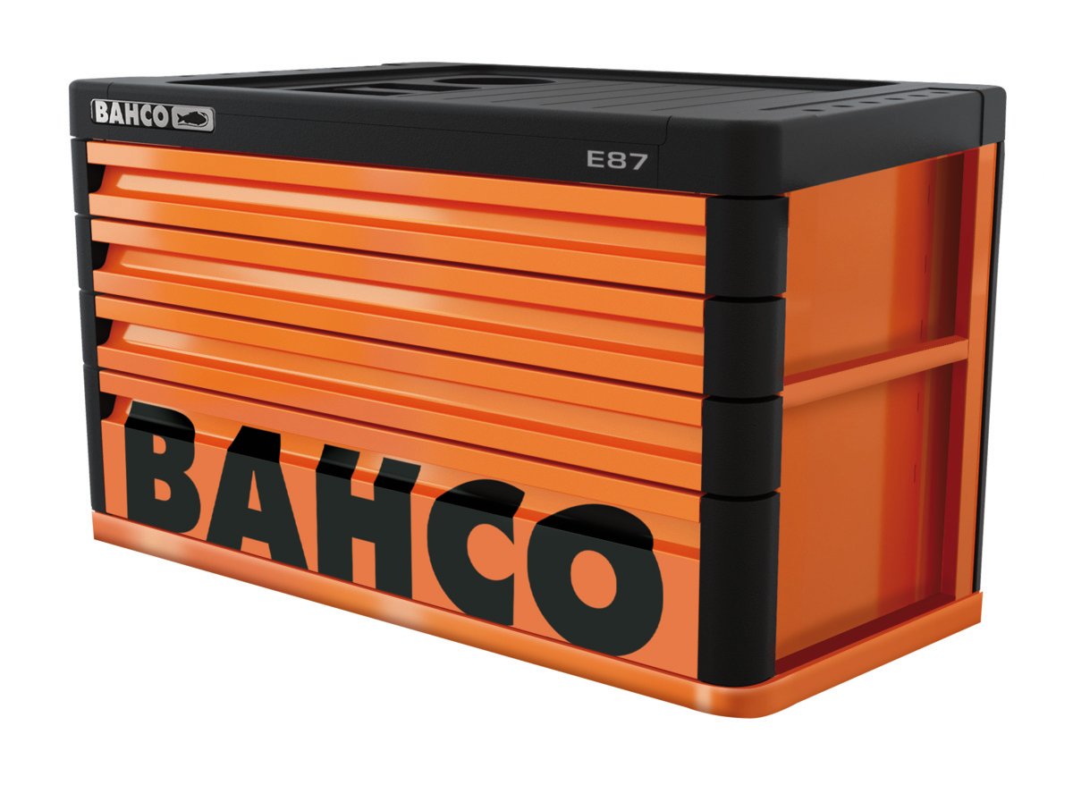 Bahco Opzetkast &apos;Premium&apos; E77 26" met 4 lades | zwart | 693 mm x 510 mm x 406 mm 1487K4BLACK